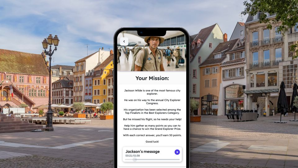 Mulhouse: City Exploration Game and Tour on Your Phone - Languages Available