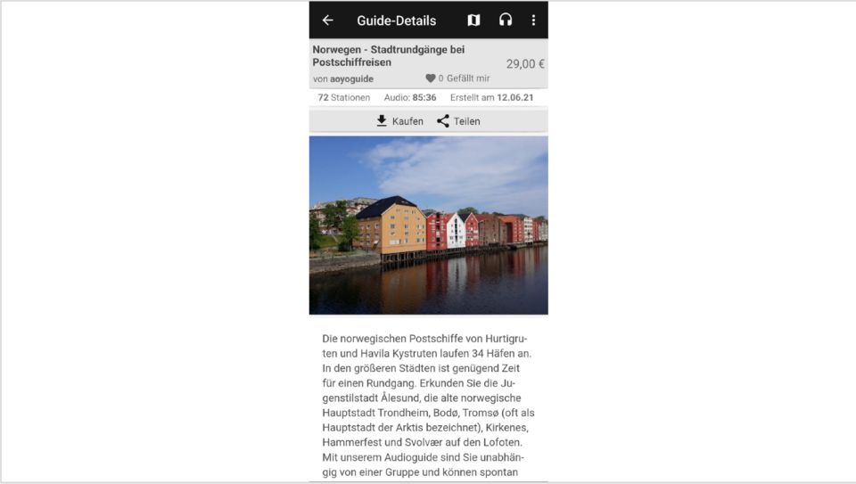 Norwegian Coastal Cities: Smartphone Audio Guide App - Polar Museum and Brewery