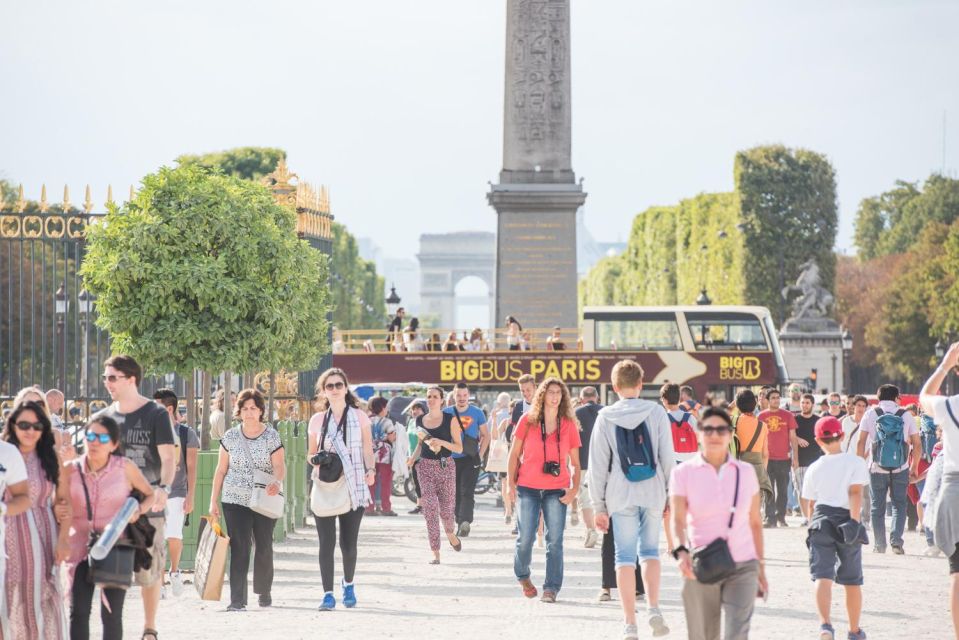 Paris: Big Bus Hop-On Hop-Off Tour and Pantheon Entrance - Audio Guides for the Tour and Pantheon