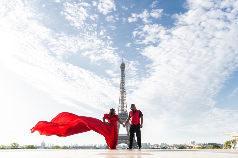 Paris : Private Flying Dress Photoshoot by the Eiffel Tower - Cancellation and Refund Policy