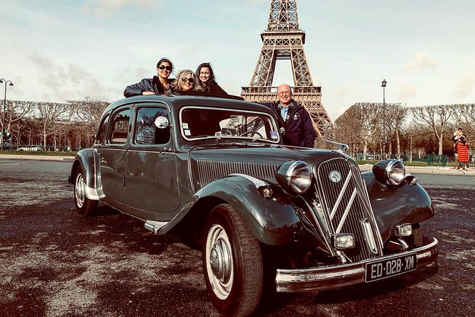 Paris Private Guided Tour in a Vintage Car With Driver - Flexibility for Changing Plans