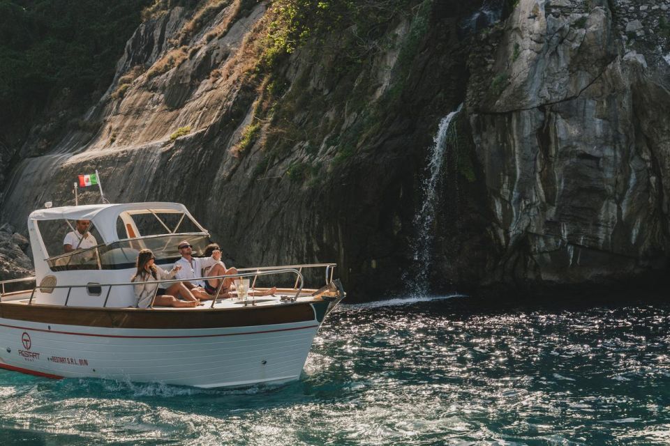 Positano: Amalfi Coast & Emerald Grotto Private Boat Tour - Exploring Fjord of Furore