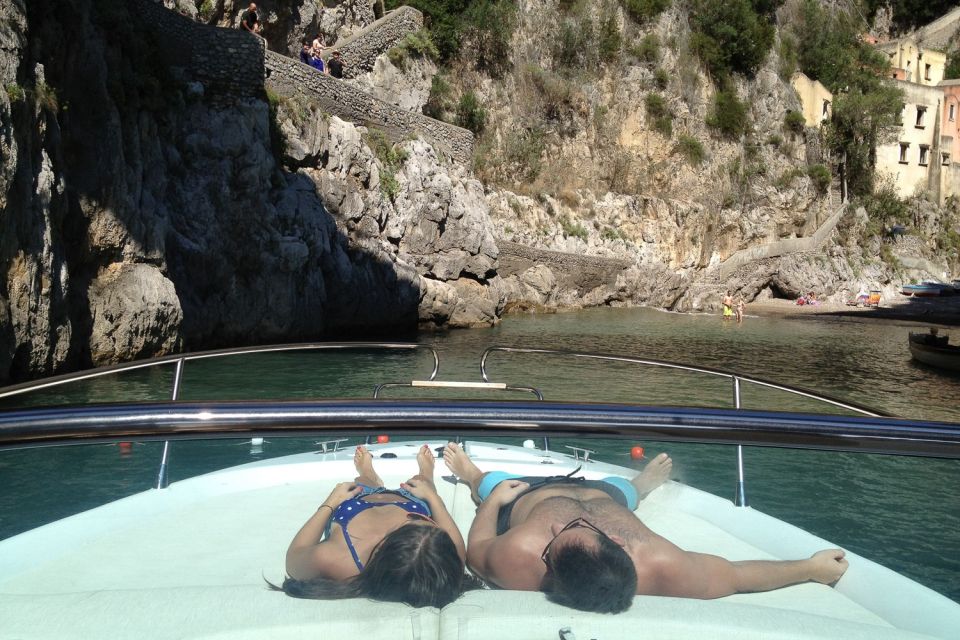 Private Full-Day Boat Excursion on the Amalfi Coast - Enjoying the Amalfi Coast Views