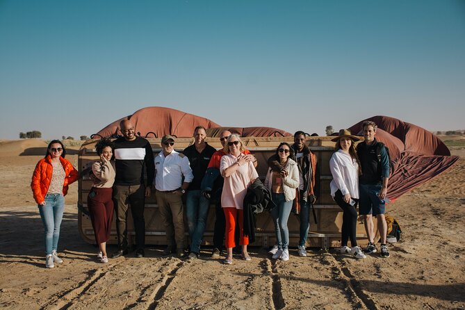 RAK Hot Air Balloon Flight - Post-landing Refreshments and Certificate