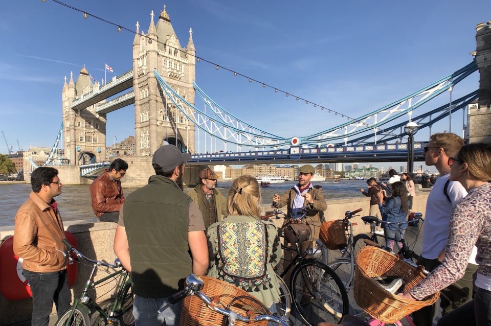 Sin & Salvation: River Thames Bike Tour - Included Tour Amenities