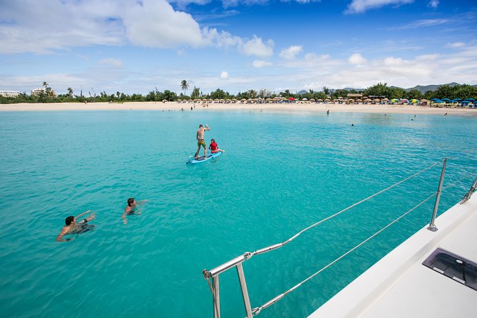 St Maarten Luxury Catamaran Full-Day Group Charter - Duration and Activities