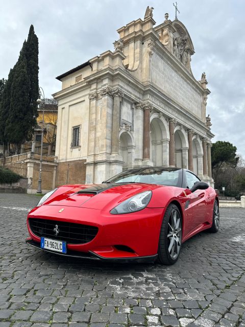 Testdrive Ferrari Guided Tour of the Tourist Areas of Rome - Customizable Tour Options