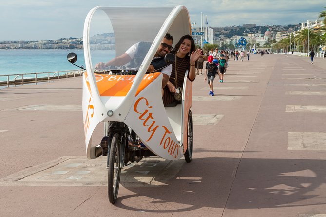 Visit to Nice by Electrically Assisted Bike Taxi 1 Hour. - What Customers Say