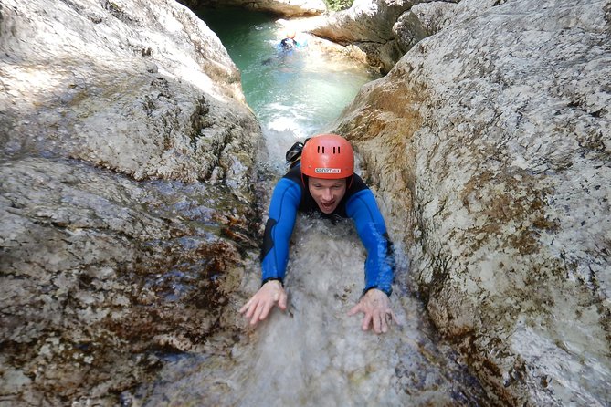 Canyoning in Susec Gorge From Bovec - Exploring the World War I Ruins