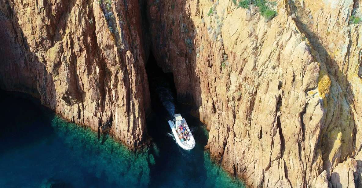 Cargèse: Piana Capo Rosso Calanques Semi-Rigid Boat Tour - Tour Duration and Language