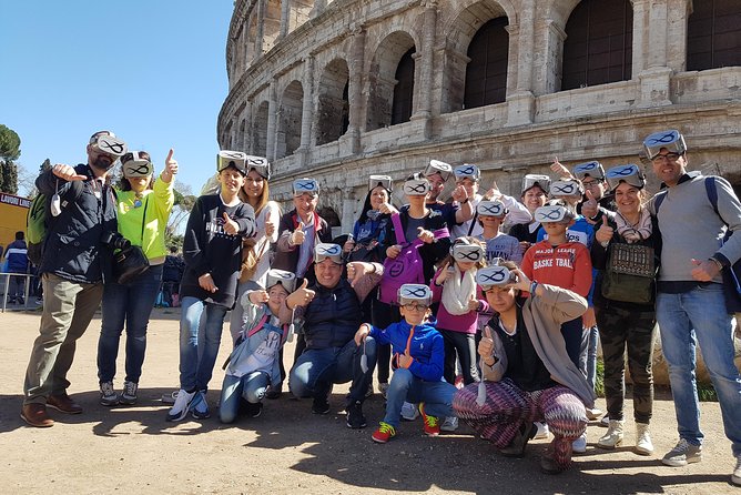 Colosseum Virtual Reality Experience Outside With Audioguide - Suitability for Families