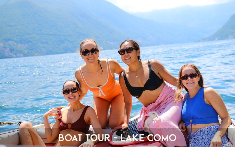 Como - Bellagio: 4 Hours Lake Como Boat Tour With Wewakecomo - Swimming at Orrido Di Nesso