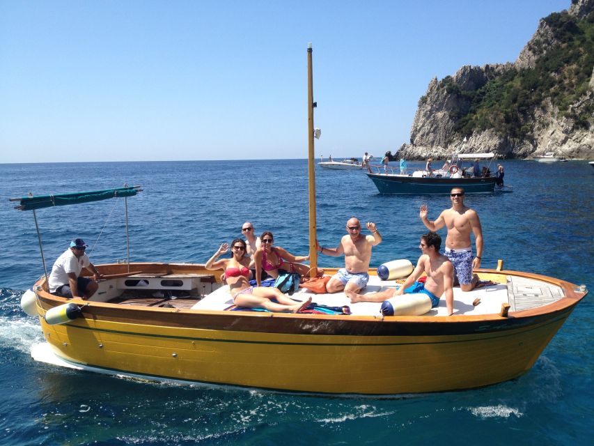 From Positano: Private Boat Tour to Capri or Amalfi - Dining and Leisure