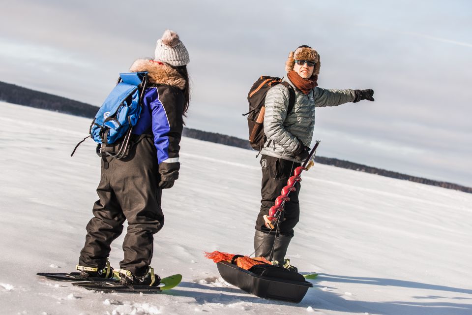 From Rovaniemi: Snowshoeing and Ice Fishing Tour - Tour Suitability and Exclusions