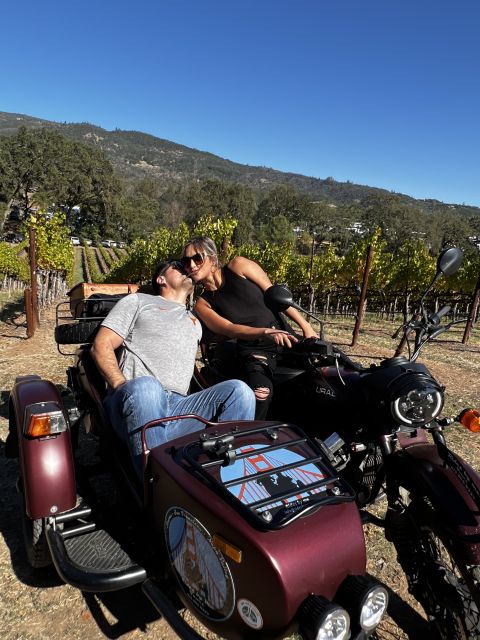 From Sonoma: Napa Valley Classic Sidecar Tour to 3 Wineries - Pricing and Duration