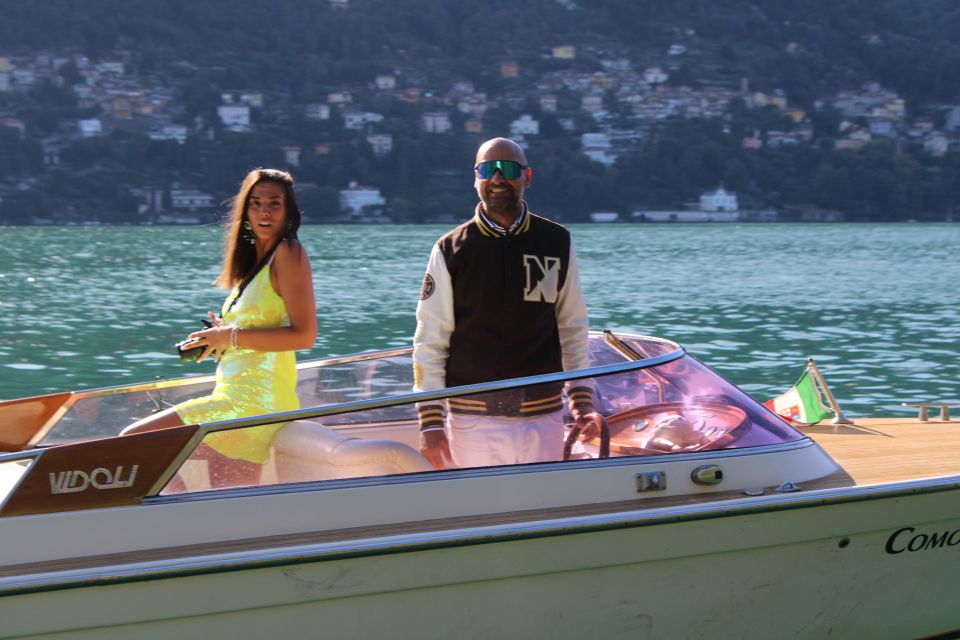 Lake Como: Model for a Day Boat Ride & Photo Shoot - Sparkling Wine and Relaxation