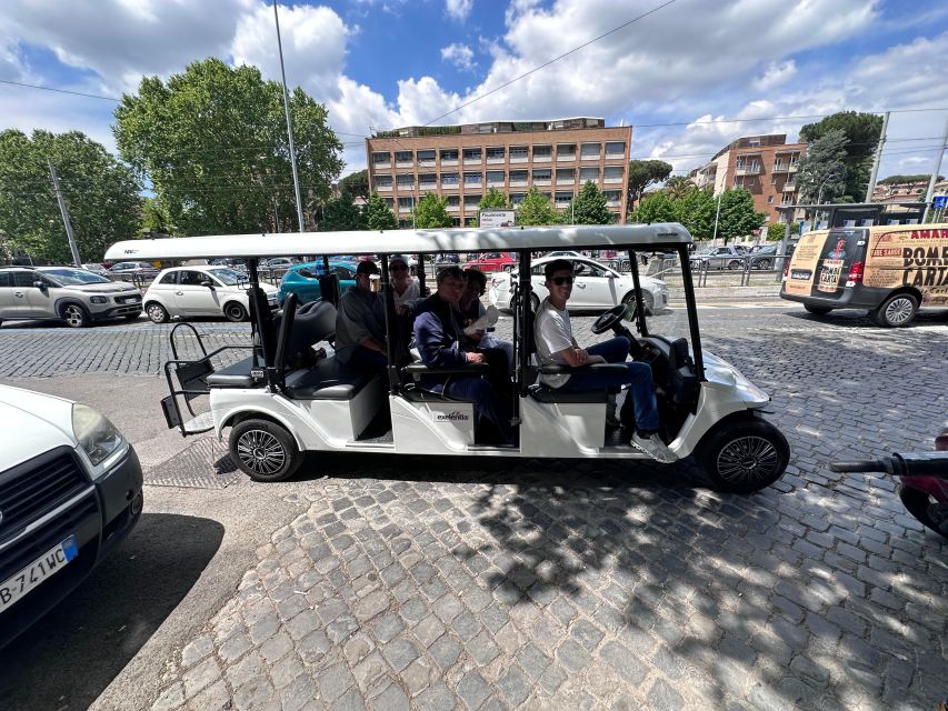 Rome in Golf Cart 7 Hours Unforgettable Full Immersion - Flexible Booking and Cancellation