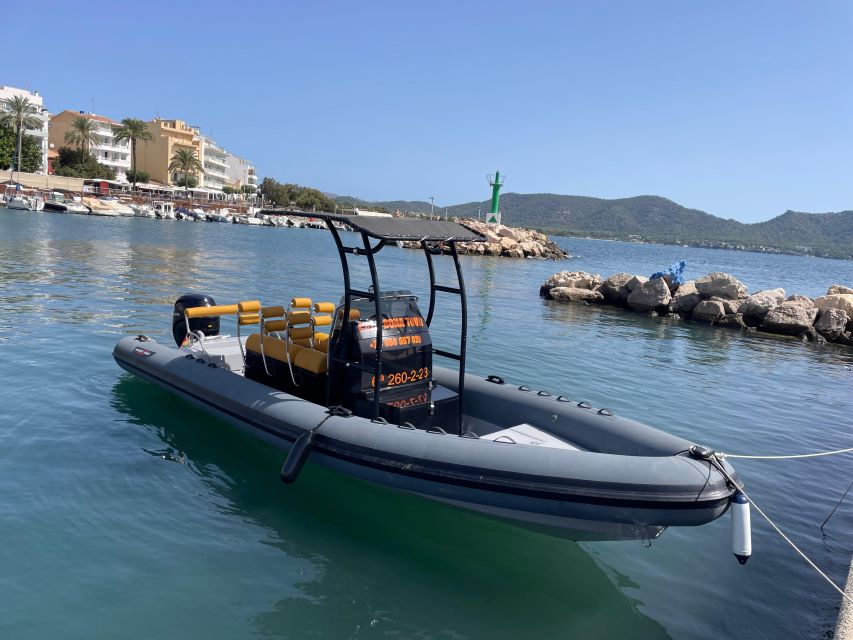 Sunset Boat Tour in Cala Bona/Millor: Sea Caves and Snorkeling - Aperitif at Sunset