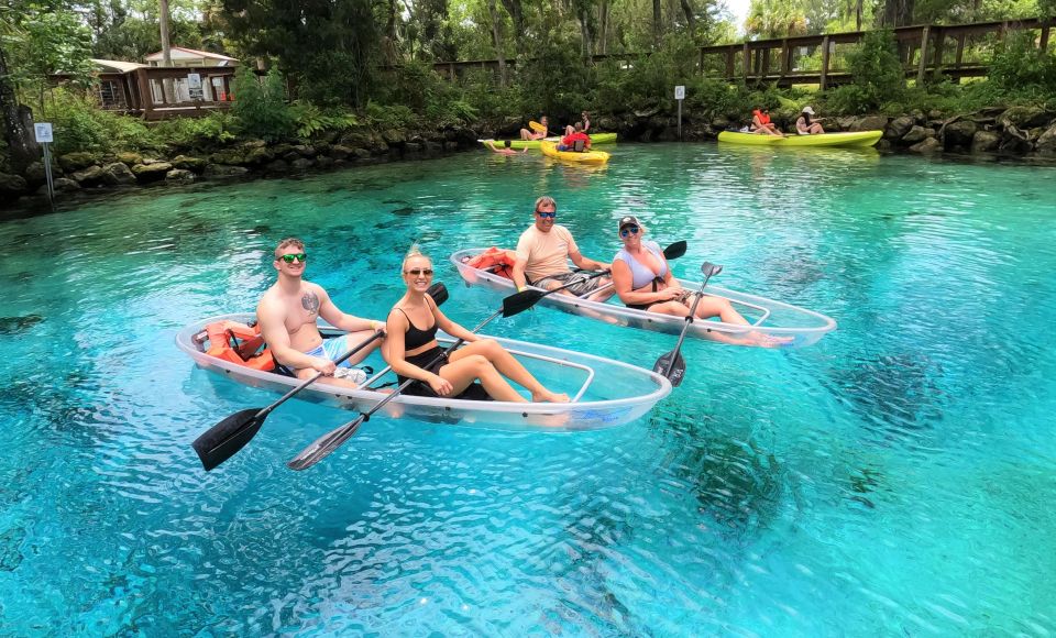 Crystal River: Springs and Manatees Clear Kayak Tour - Tour Logistics and Safety