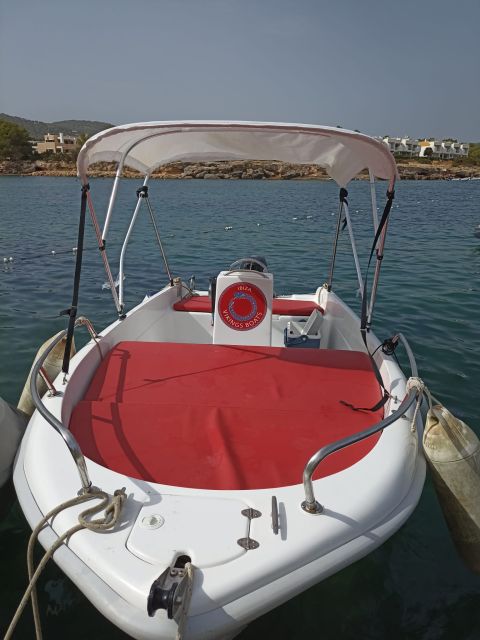 Discover the Ibiza Beaches on a Boat Without License 8H - Recap