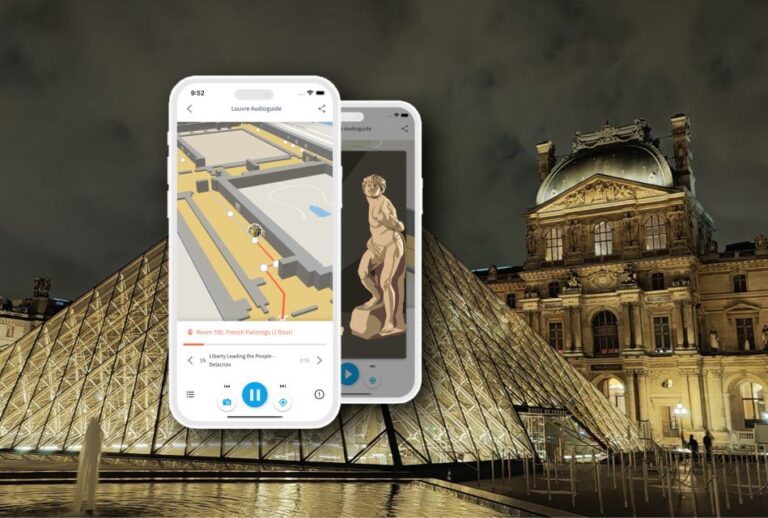 Paris: Audio Guide of the Louvre in English in Mobile App