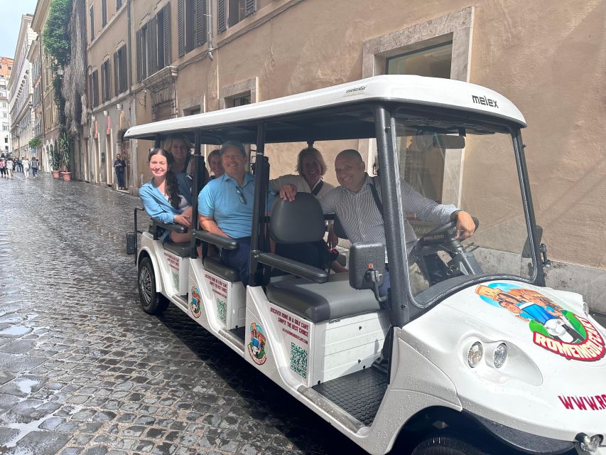 Rome in Golf Cart 7 Hours Unforgettable Full Immersion - Frequently Asked Questions