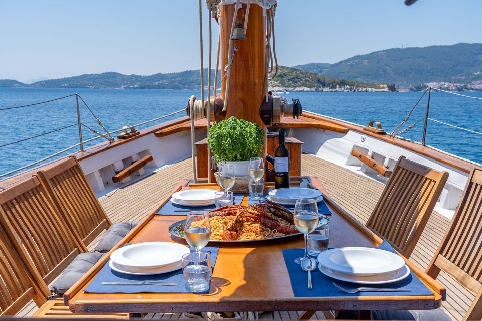 Skiathos: Wooden Sailboat Full- or Half-Day Trip With Meal - Frequently Asked Questions