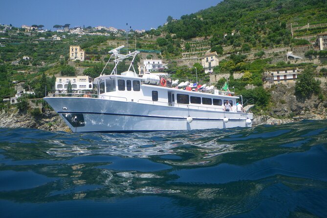 Amalfi Coast by Boat With Aperitif, Lunch and Sea Breaks - Key Points