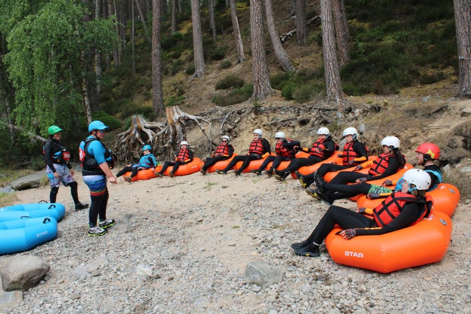 Aviemore, Cairngorms: RIVER TUBING - River Feshie - Key Points