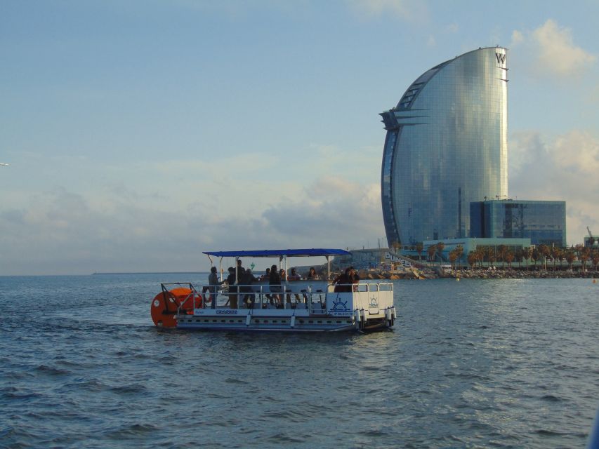 Barcelona: 1.5-Hour Private Scenic Pedal Boat Tour - Key Points