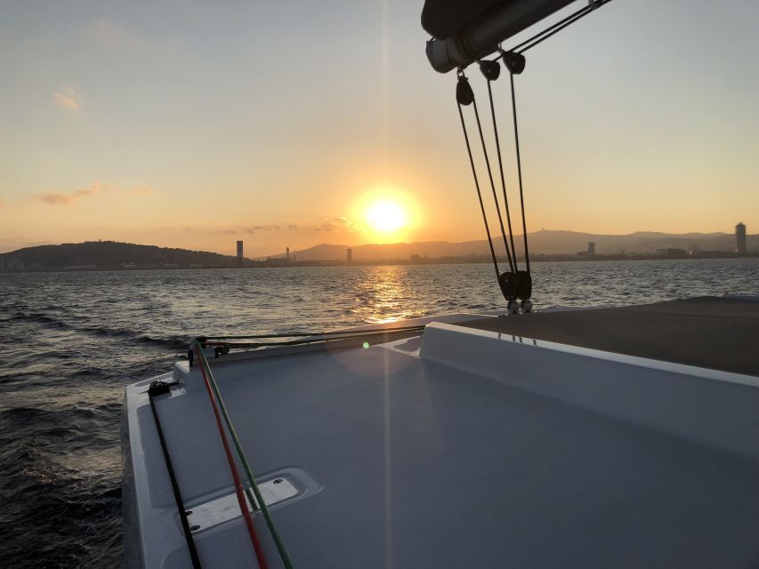 Barcelona: Private Catamaran Sailing With Drinks and Snacks - Key Points