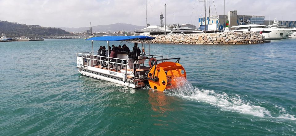 Barcelona: Water Beer Bike Tour - Key Points