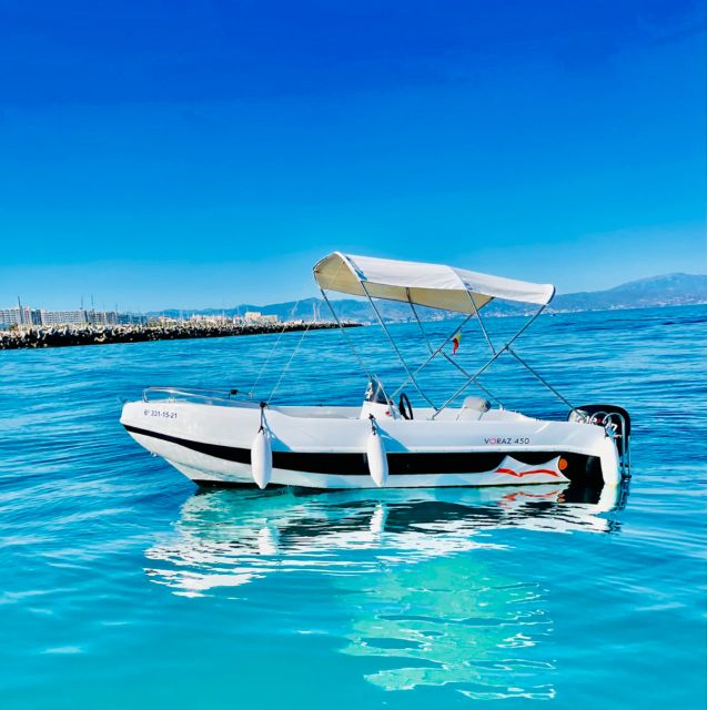 Benalmadena: Boat Rental Without a License - Key Points