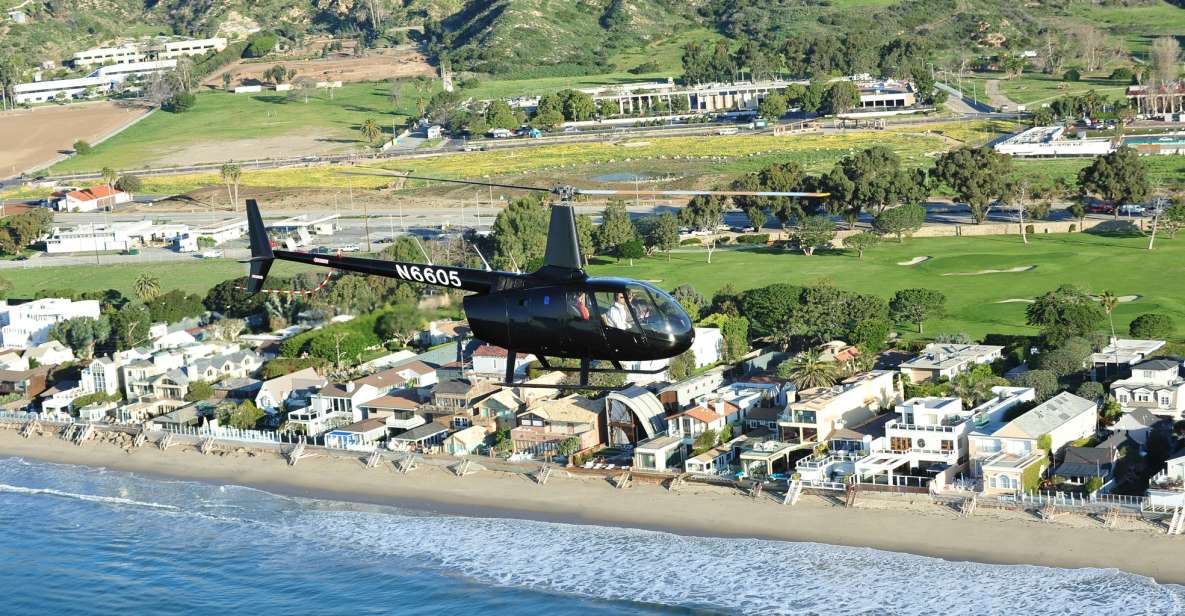 California Coastline Helicopter Tour - Key Points