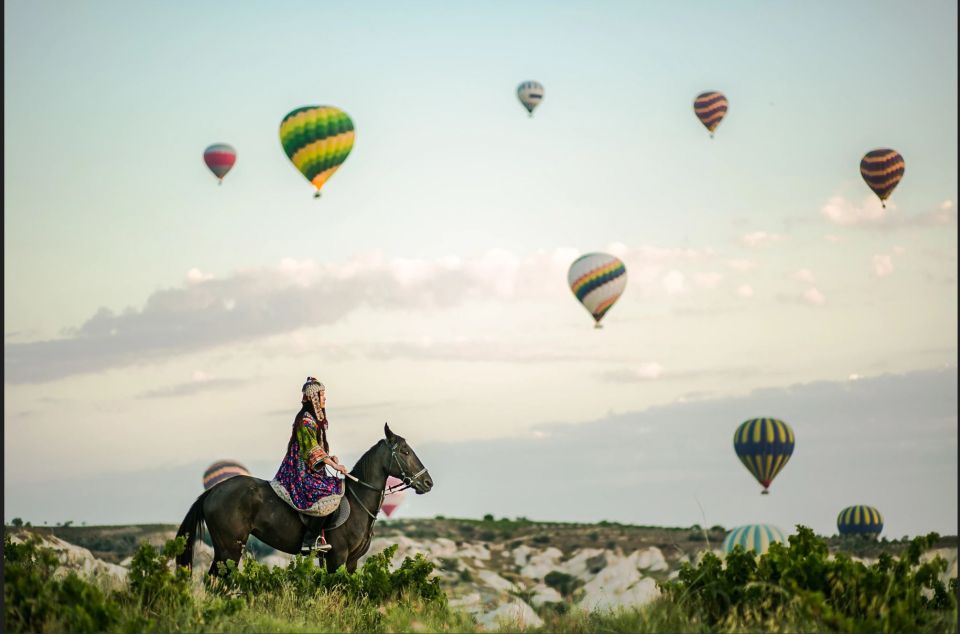 Cappadocia: Horse Riding With Balloons Above at Sunrise - Key Points