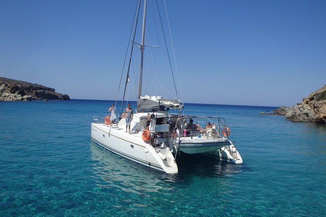 Catamaran Full Day Cruise: Poliegos - Kleftiko - Key Points