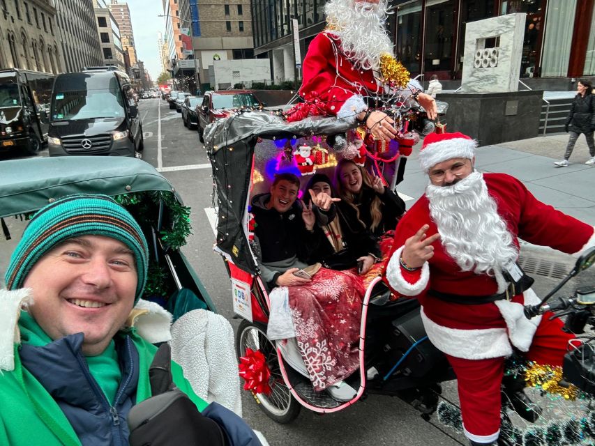 Christmas Lights And City Lights Pedicab Tour - Key Points