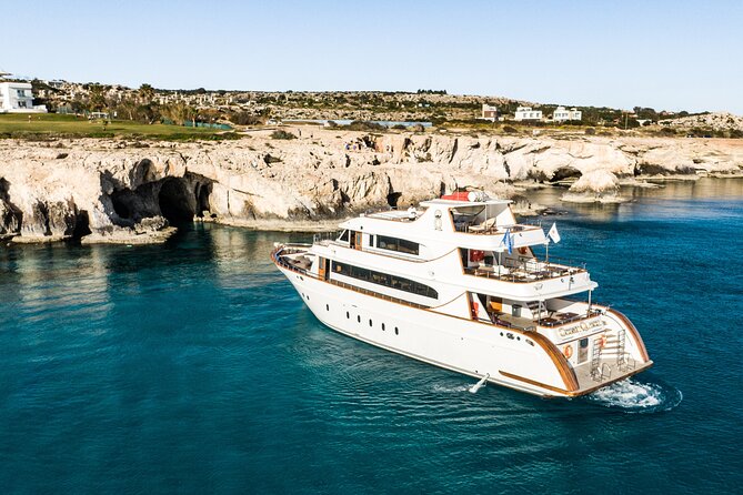 Cruise With Lunch on Ayia Napas Biggest and Most Luxurious Boat - Key Points