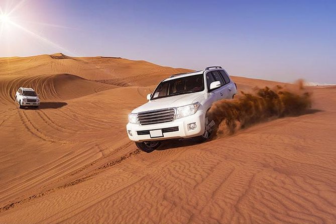 Dubai Evening Desert Safari, Camel Ride, Sandboarding & BBQ Dinner - Key Points