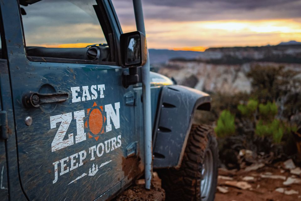 East Zion: Cliffs Sunset and Backcountry Off-Road Jeep Tour - Tour Overview