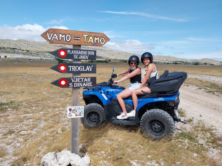 From Split: Dinara Nature Park ATV Quad Adventure With Lunch - Key Points