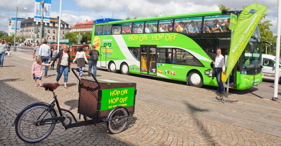 Gothenburg: 24 Hour Hop On–Hop Off Bus and Boat Tour - Key Points