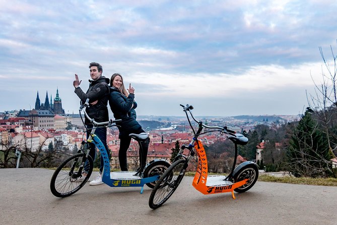 Grand City Tour of Prague on Cruiser E-Bikes or E-Scooters - Key Points