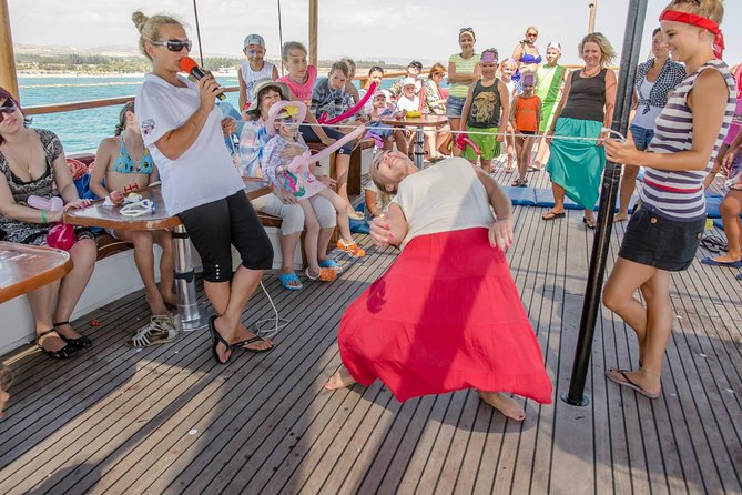 Jolly Roger Boat Cruise From Paphos - Family-Friendly Activities Onboard