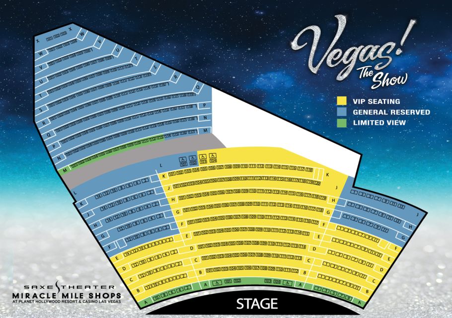 Las Vegas: Vegas! The Show Entry Ticket - Key Points