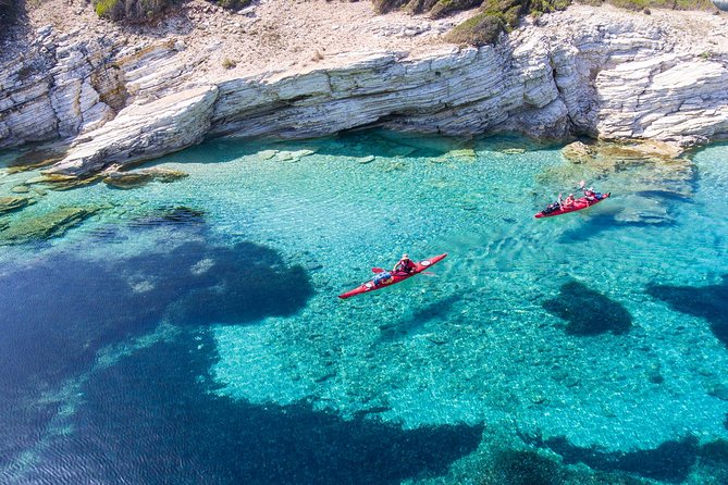 Lefkada Kayak & Snorkel: Explore Blue Cave With a Taste of Greece - Key Points