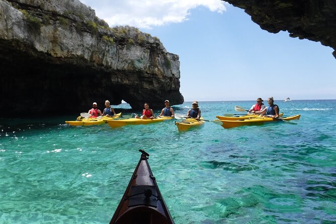 Leuca Kayak Tour With Swimming Stop and Cave Exploration - Key Points