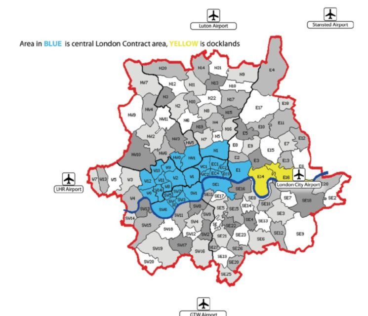 London: Private London Airports Transfers to Central London - Key Points