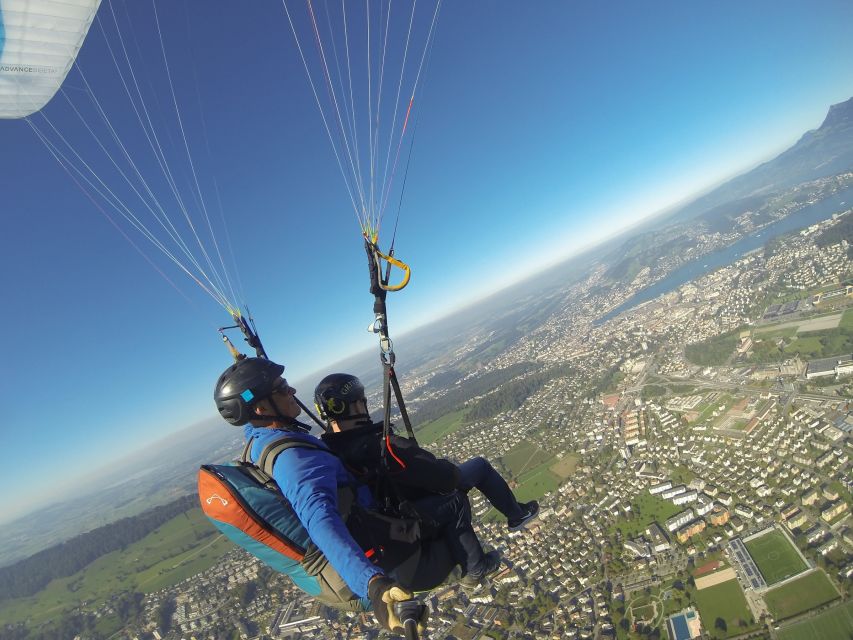 Lucerne: Tandem Paragliding Flight - Key Points