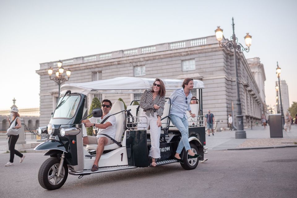 Madrid: Private City Tour by Eco Tuk Tuk - Key Points